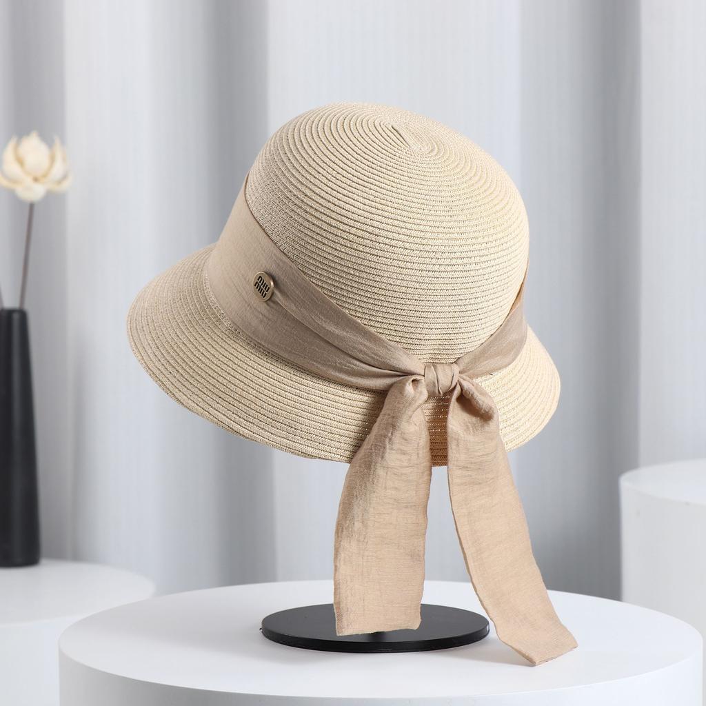 Summer Women's Hats Sunshade and Sun Protection Hats Big Seaside Vacation Straw Hats Travel Sun Hats