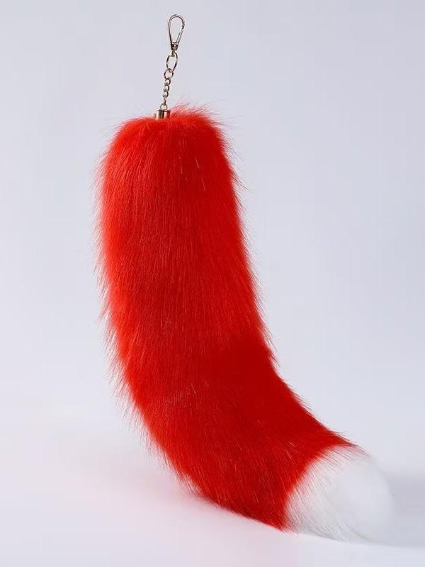 Breloc și pandantiv de geantă la modă cu coadă de vulpe faux