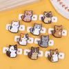1/6Pcs Cute Cartoon Various Cat Tennis Racket Damper Silicone Shock Absorber To Reduce Tenis Racquet Vibration Dampeners