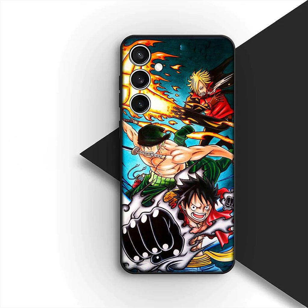 Cover for Samsung Galaxy A35 A36 A55 A26 A05 A06 A14 A50 A51 A53 A54 A12 A13 A23 Phone Case Sanji Roronoa Zoro One Piece Luffy