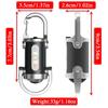 Mini Lampe Porte-Clés LED COB Puissante Rechargeable USB-C Lampe de Travail à Suspendre Étanche Porte-Clés Camping Marche Lampe de Poche