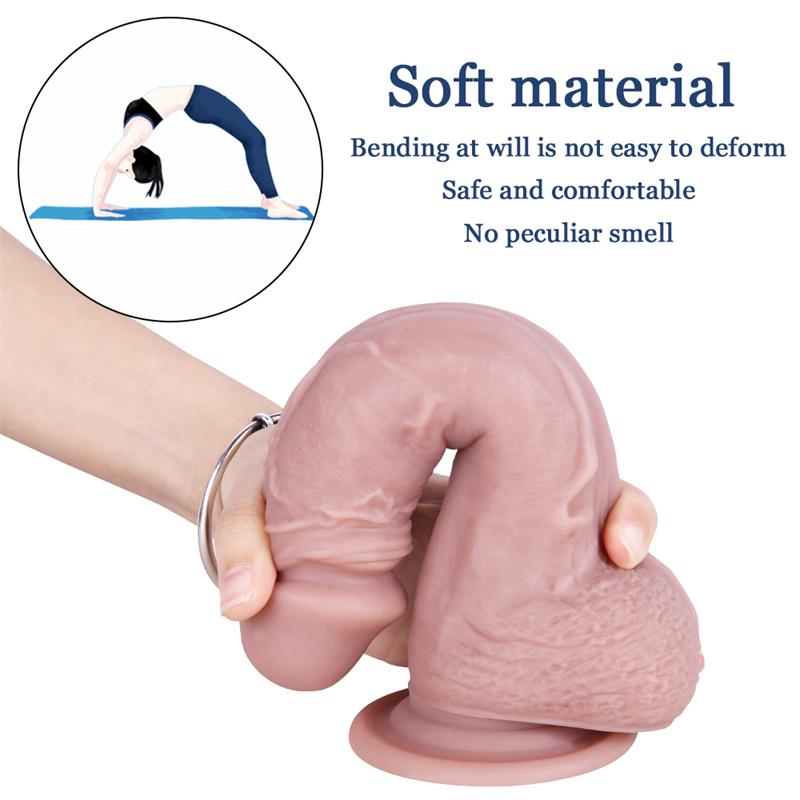 Female Bedroom Dildo New Liquid Silicone Simulation Penis Adult Sex Products