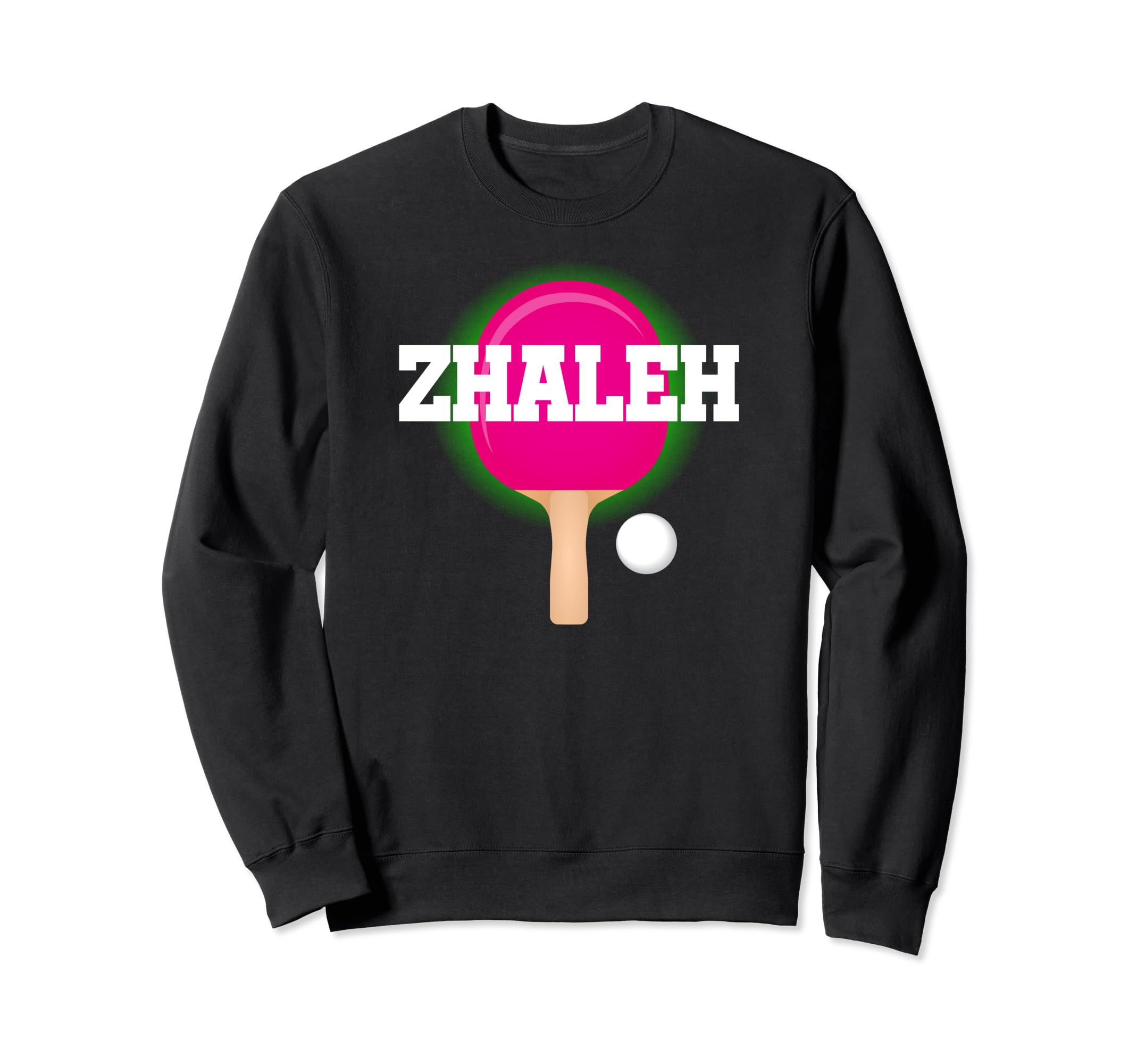 

Zhaleh Name Girls Table Tennis Ping Pong Game Racket Sports Trainer чёрный