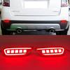 Car LED Rear Bumper Reflector Light For Chevrolet Captiva 2008 2009 2010 2011 2012 2013 2014 Brake Dynamic Turn Signal lamp