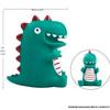 Cartoon Superhero Vs. Dinosaur Cake Toppers: Kids' Birthday Decoration Set