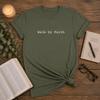 Walk by Faith Tee | Minimal Religious Christian Typography and Kids Tshirt