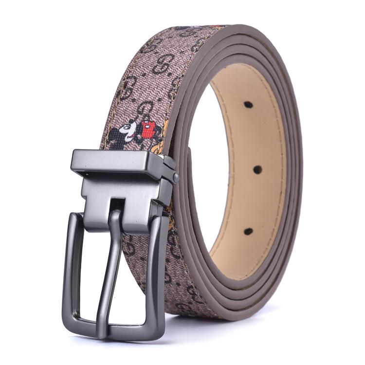 

Children s Leather Belt for Elementary Kids - Boys & Girls Dress Pants Accessory 110 cm