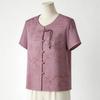 Elderly Women's New Chinese Style Short Sleeve Summer Shirt
