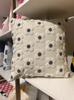 45X45cm Daisy Embroidery Throw Pillow Covers Square Rural Plant Sofa Pillow Cases Stamping Waist Cushion Cover Home Bed Decor
