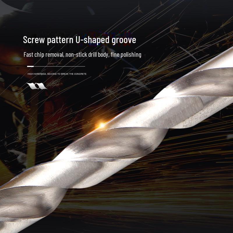 9mm HSS Woodworking Step Drill Bit for Oblique Holes, 9.5mm Hex Shank