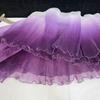 30cm Width Pleated Lace Organza Fabric Water-Shimmer Effect Pleated Mesh Wedding Dress Material Transparent Fabric