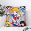 Sailor Moon Pillow Cover  Kawaii Pillow Case For Office Car Home Decor Comfy Pillowcases Gift