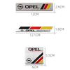 Aluminum car badge stickers can be freely pasted on the car body For Opel Insignia Astra Antara Meriva Zafira H G Corsa