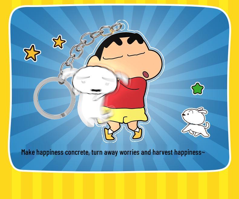 Crayon Shin-chan Acrylic Keychain - Cartoon Character Blind Box Anime Pendant