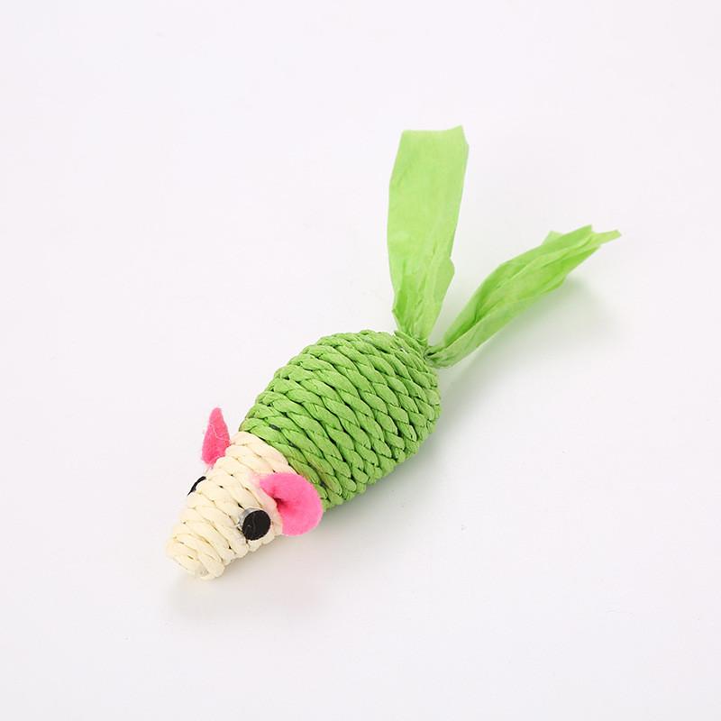 

New Pet Grinding Toy, Wear-resistant and Bite Resistant Paper Rope, Mouse Shaped Toy, Self Fun and Stress Relieving Toy, Indoor Toy, Bite Toy