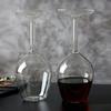 Inverted Wine Glass Set High Borosilicate Glass Heat-Resistant Goblets for Red White Wine Cocktails Unique Home Bar Gift