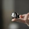 Cute Panda Tea Pets Hanging Tea Pet Retro Figurine Tea Statue Chinese Kung Fu Teaware Ornaments Teaset Accessories Gifts