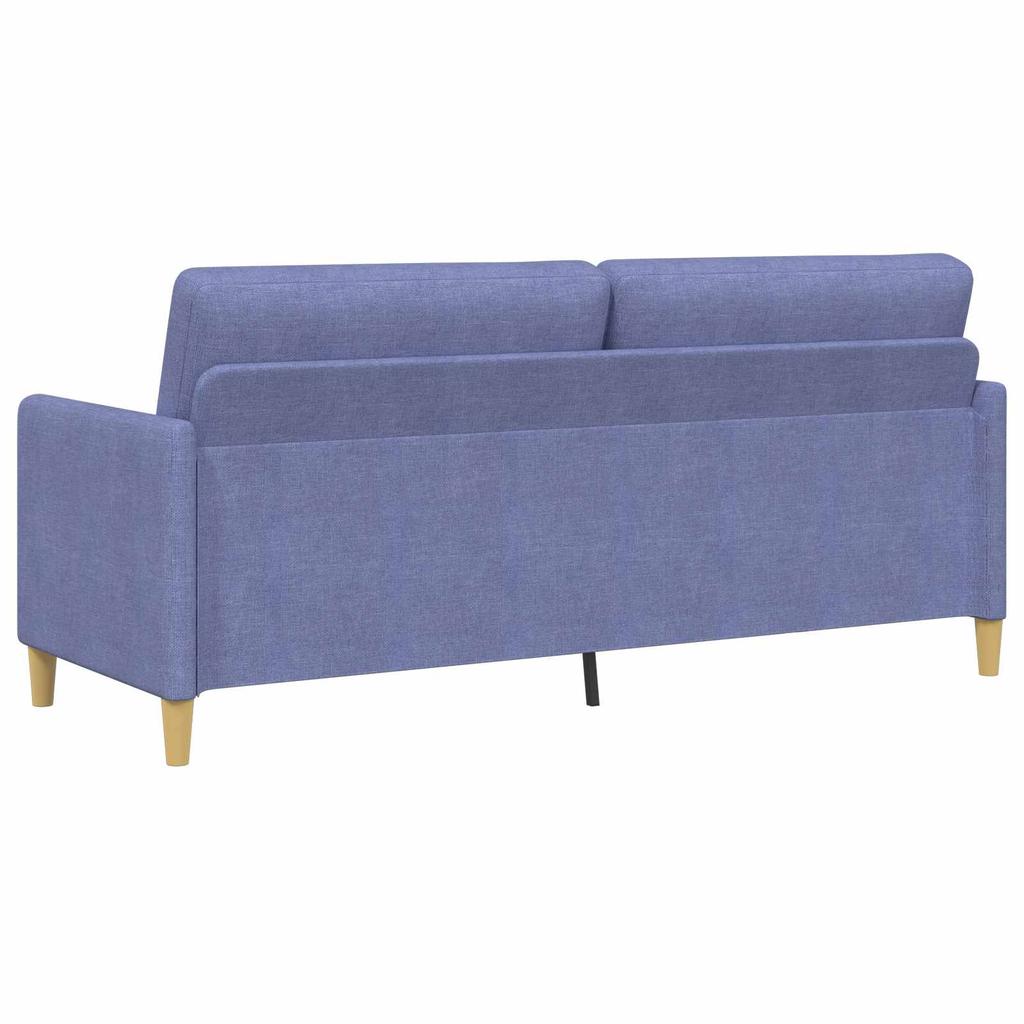 Storage Sofa in Jeans Blue 192 x 78 x 87 cm Polyester
