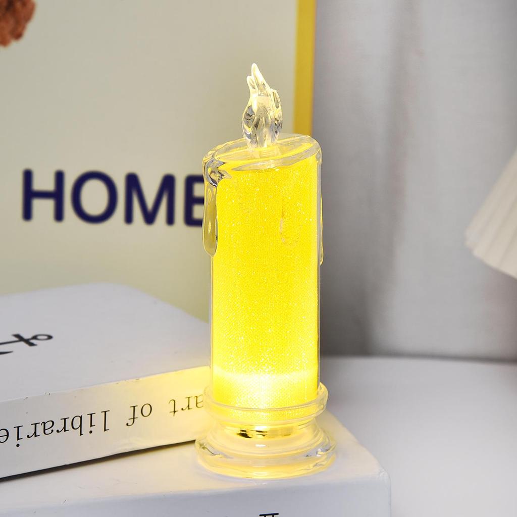Teardrop Candle Light: Elegant Bedside & Restaurant Atmosphere Lamp