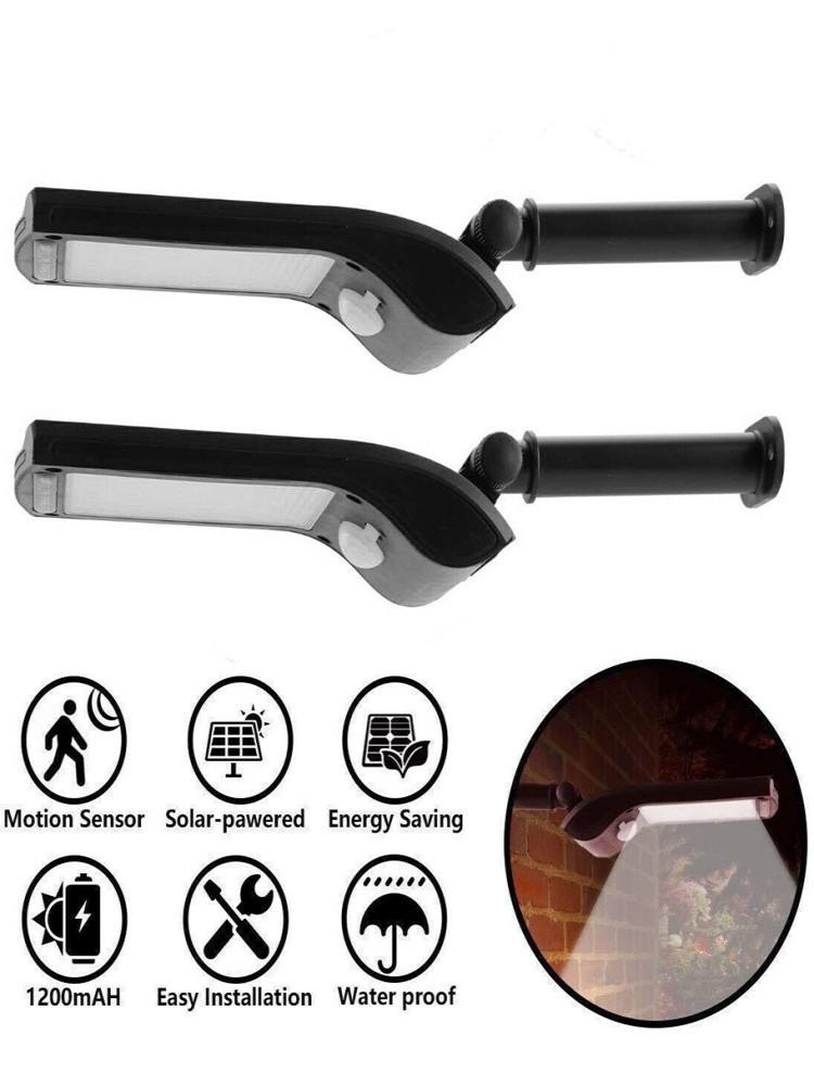 36 LED Outdoor Solar Power Street Wall Lamp 1/2Pcs PIR Motion Sensor Street Light  280 Lumens Garden Lamp Waterproof High Light