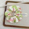 Scrunchie Multi Styles Floral Plaid Soft Fabric Minimalist Versatile Women Hair Tie Hair Accessories