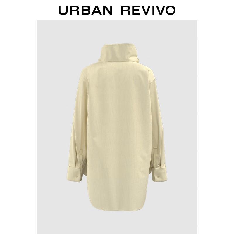 

UR Women s Casual Long Sleeve Stand Collar Blouse XS