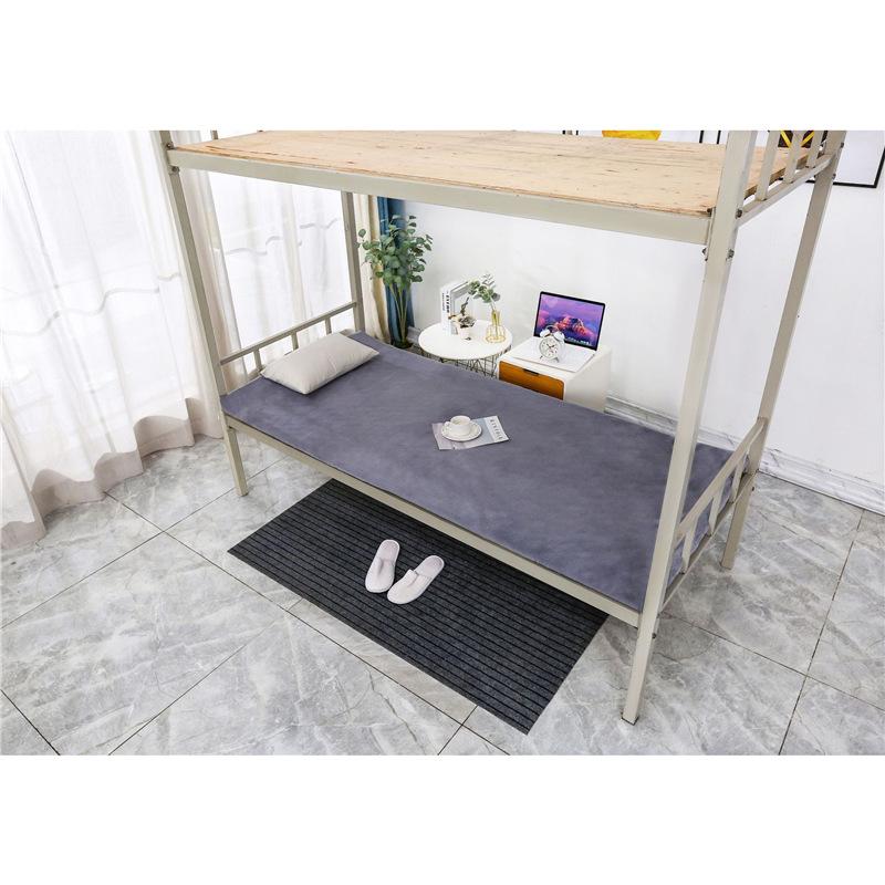 Autumn Winter Student Dorm Mattress Pad Tatami Velvet Blanket for Waist Protection