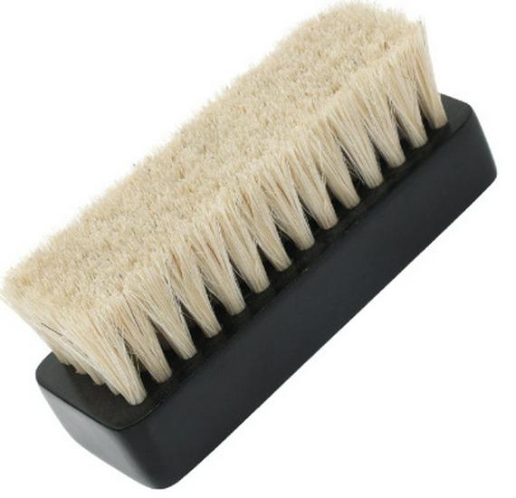 Prémiový kartáč na boty z bukového dřeva s kančími štětinami – Jemné koňské žíně pro leštění a odstraňování prachu, Bezpečný pro boty