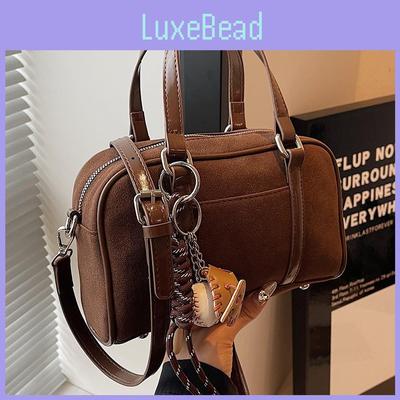 Retro Fashion Bowling Bag For Women With Pu Material And Large Capacity For Daily Use