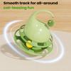 Cat Treat Toy Slow Feeder Turntable Interactive Cat Feeder Toy For Chewing Needs Foraging Behavior Crate Outdoor Indoor