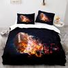 Home Textile Football Quilt Cover Digital Printing Three-Piece Set 3D