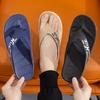 New 2025 Trendy Mens Beach Flip Flops Non-Slip Soft Sole Casual Sandals Outdoor Slippers