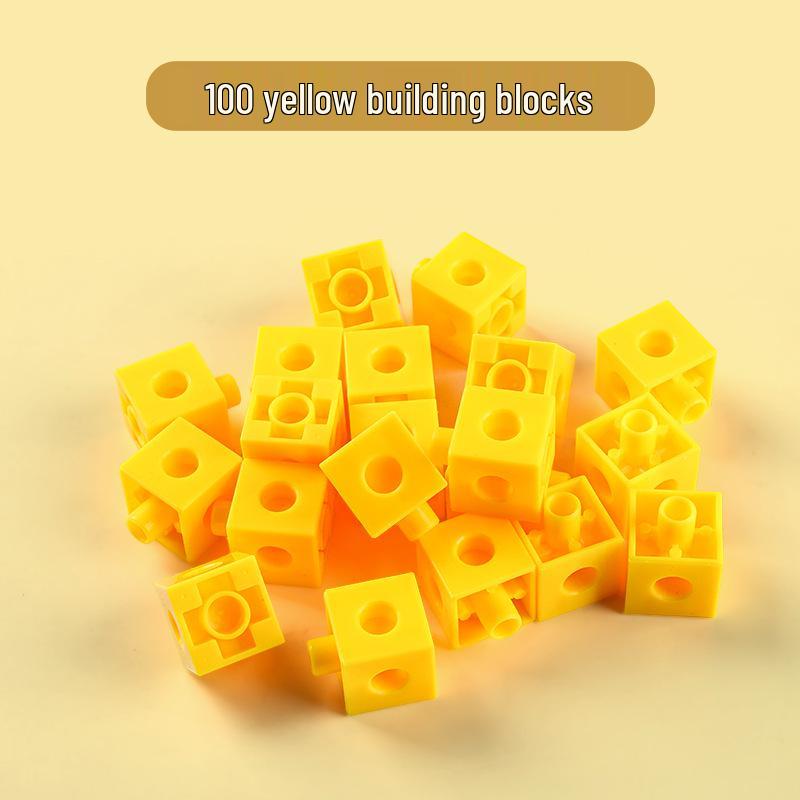 Kuaizhang 3D Castle Building Blocks - Large Plastic Magic Squares with Number Blocks