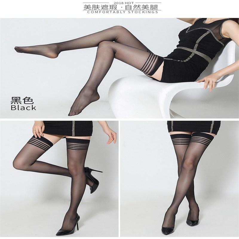 Top din dantelă Femei Club de noapte Ciorapi sexy Chiloți peste genunchi Ciorapi înalți pe coapsă