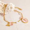 Women's Cross-border Stainless Steel Bracelet Niche Design Summer Beach Essential Fashionable Starfish Pendant 18K Gold