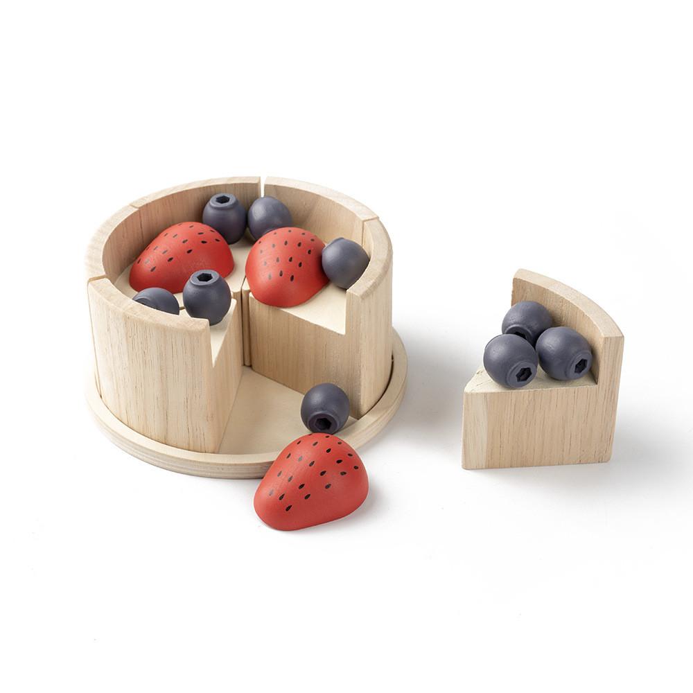 Kitchen Play Children Toy Wooden Mini Cake Set Creative Hand Eye Coordination