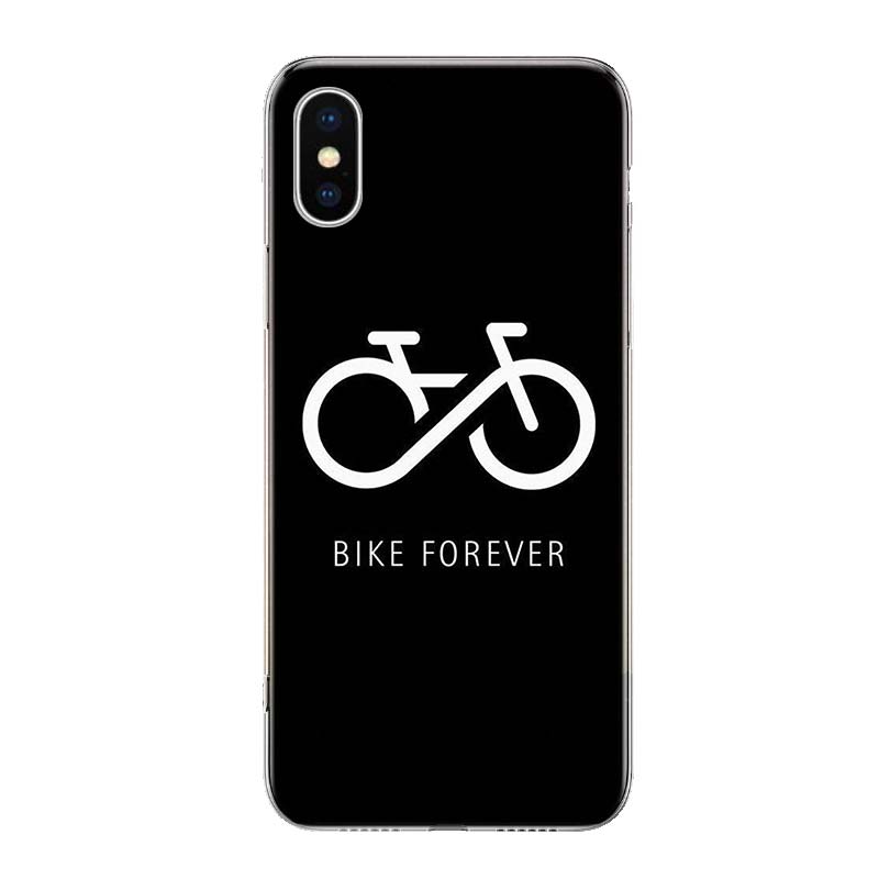 Bicycle Bike Sport Coqu For iPhone 17 Air 16 15 14 Plus 13 Mini 12 11 Pro Max Phone Case 16E 7 Print 8 SE Fundas Cover Soft Coqu