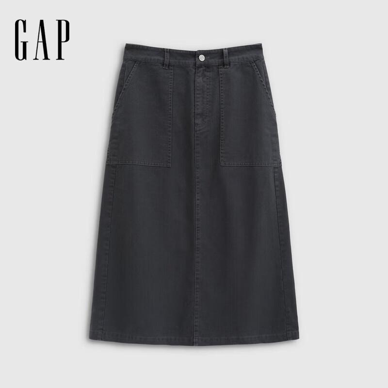

Gap Women s Barn-Style A-Line Midi Workwear Skirt 25