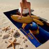 Dog Man Fashion Beach Towel: Ideal for Summer Adventures Soft, absorbent and quick drying suitable for swimming and bathing