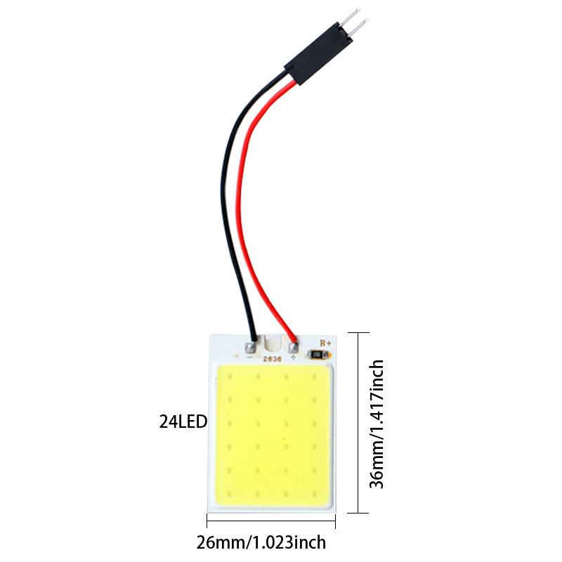 Příslušenství do interiéru auta SMD T10 4W 12V COB Panel LED světla pro Smart Fortwo 450 Jeep Compass Man Tgx Zadní světlo Peugeot 206