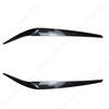 For BMW 5 Series G30 G31 2pcs ABS Glossy Evil Headlight Eyelids Eyebrows M5 520 525 530 540 2017- 3D Stickers