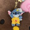 Stitch Plush Keychain Cartoon Character Pendant Cute Chef Doll Bag Charm Gift Kids