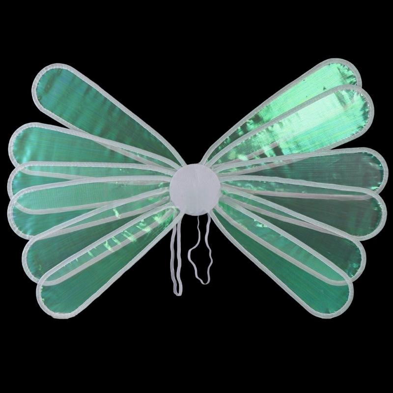 Vibrant Butterfly Shaped Wing For Kids Dressing Up Soft Breathable Mesh Safe For Childrens Costume Parties Stage Performances