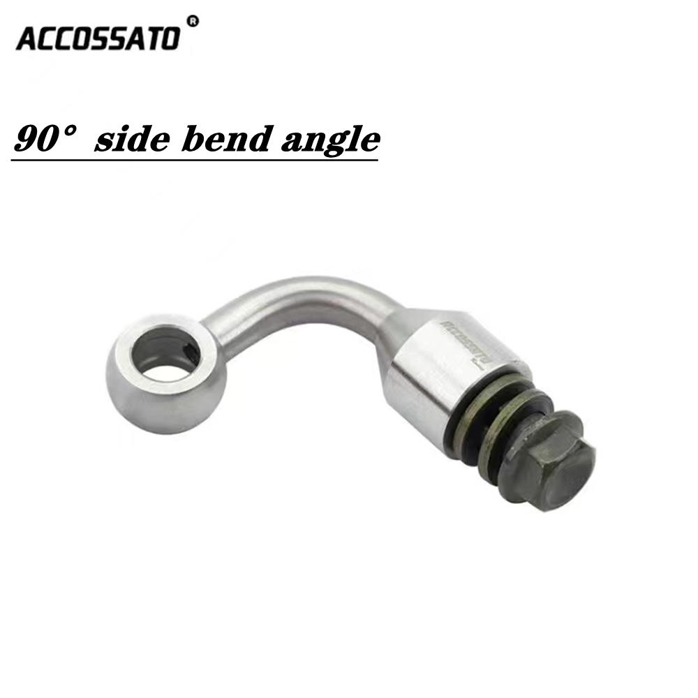 Universal M10*1.25 Aluminium Alloy Stainless SteelMotorcycle Brake Fluid Hose Extension Bracket Accessory For Honda Yamaha Suzuk