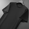 Dibenze Men's Plus Size Round Neck Cool Touch T-Shirt