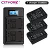 Cityork 1250mAh ENEL 25 EN-EL25 EN EL25 Oppladbart batteri + LCD USB dobbel lader for Nikon Z50 ZFC Z 50 Z FC MH-32 batterier