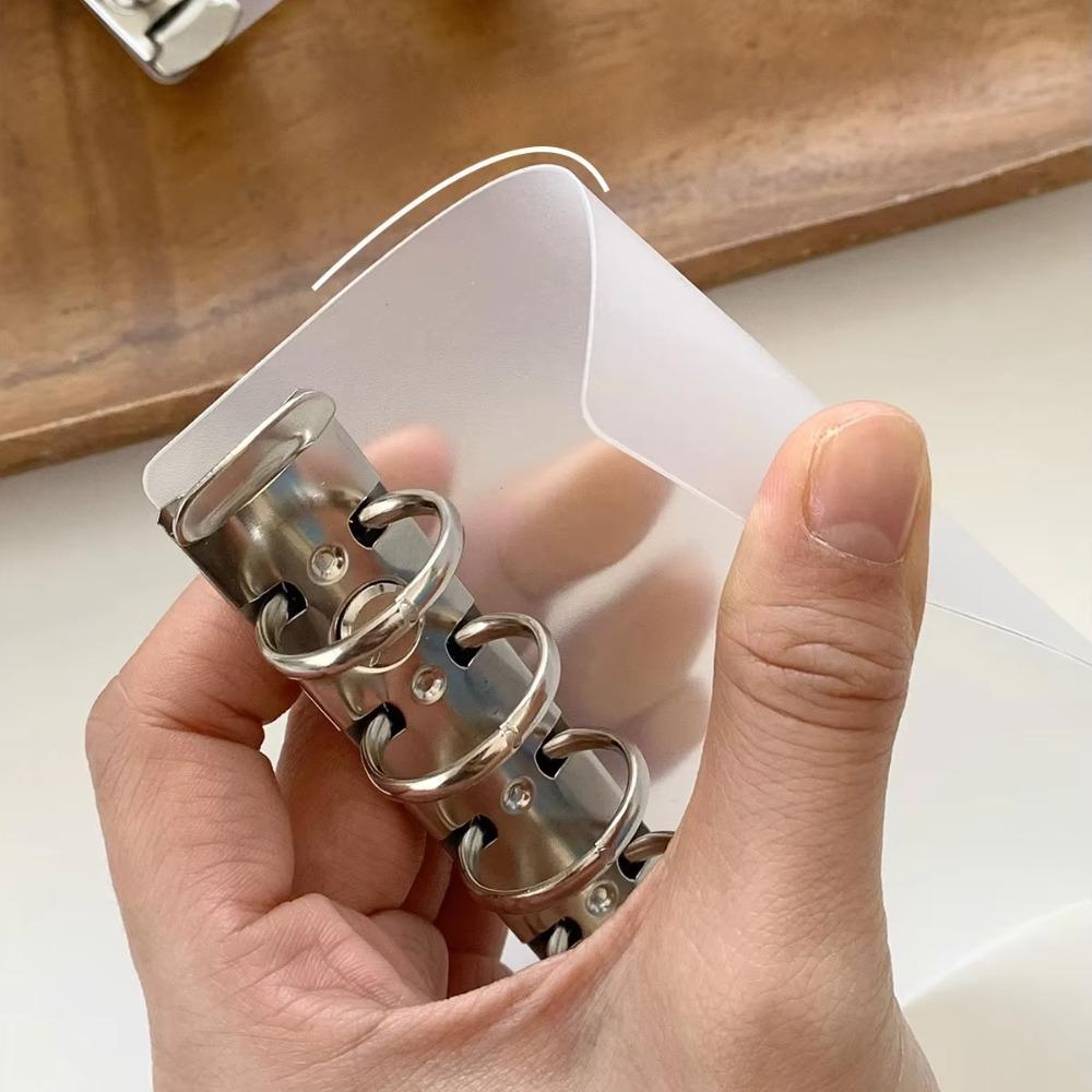 M5 A7 Loose Leaf Side Insert Board Pad Partition Handmade Clip Secondary Ring Inner Page Storage Clip Binder Clip DIY Partition