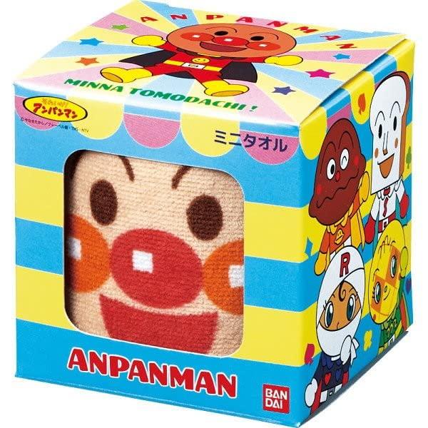 Anpanman Mini Anpanman 25 x 25 1 piece Towel, Team, Approx. cm, AP24051OR,