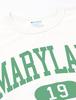 Champion Short Sleeve Graphic Reverse Size 130 Boys' T-Shirt, 100% Cotton, Print, Weave®, Off-White, (CK-V315)