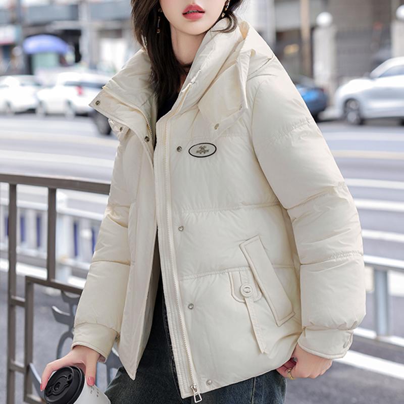 Fashion Women's Winter Jackets Hooded Casual Short Parka Female Long Sleeve Warm Coat